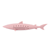 HKM-1328061 Soft Silicone Cat Chewing Fish Toy with Catnip for Teeth Cleaning and Playtime