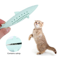 HKM-1328061 Soft Silicone Cat Chewing Fish Toy with Catnip for Teeth Cleaning and Playtime