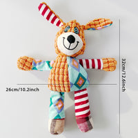 HKM-1330493 Plush Squeaky Dog Toy for Small and Large Dogs - Bite Resistant Chew Toy with Sound