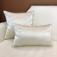 HKM-133075 Simple Modern Geometric Pillowcase - Light Luxury Design for Living Room, Bedroom, and More - 45x45cm and 30x48cm Sizes Available