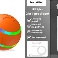 HKM-1331005 2-in-1 Pet Nail Clipper and Grinder with LED Light for Dogs and Cats - Safe Nail Trimming Tool