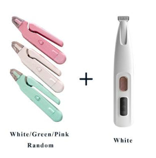 HKM-1331005 2-in-1 Pet Nail Clipper and Grinder with LED Light for Dogs and Cats - Safe Nail Trimming Tool