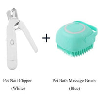 HKM-1331005 2-in-1 Pet Nail Clipper and Grinder with LED Light for Dogs and Cats - Safe Nail Trimming Tool