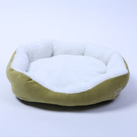 HKM-1331261 Cozy Cashmere Dog Kennel with Soft Sides, 50cm x 40cm, Portable Pet Bed