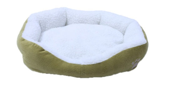 HKM-1331261 Cozy Cashmere Dog Kennel with Soft Sides, 50cm x 40cm, Portable Pet Bed