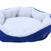 HKM-1331261 Cozy Cashmere Dog Kennel with Soft Sides, 50cm x 40cm, Portable Pet Bed
