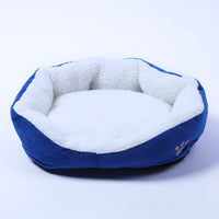 HKM-1331261 Cozy Cashmere Dog Kennel with Soft Sides, 50cm x 40cm, Portable Pet Bed