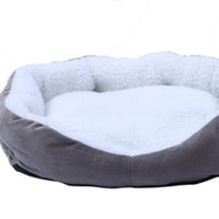 HKM-1331261 Cozy Cashmere Dog Kennel with Soft Sides, 50cm x 40cm, Portable Pet Bed