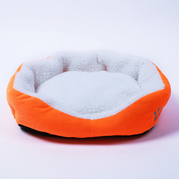 HKM-1331261 Cozy Cashmere Dog Kennel with Soft Sides, 50cm x 40cm, Portable Pet Bed
