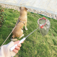 HKM-1334845 Telescopic Pet Waste Picker with 75 Disposal Bags for Easy Cleanup