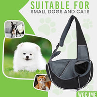 HKM-1335229 Portable Crossbody Bag for Pets - Breathable, Durable, and Safe for Dogs and Cats