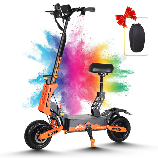 HKM-133523 11 Inch Dual Motor Electric Scooter, 70 km/h Max Speed, 200 kg Load Capacity, 65 km Range, Aluminum Frame