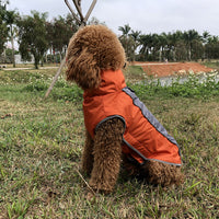 HKM-1335357 Reflective Winter Outdoor Sports Jacket for Pets - Windproof and Warm, Versatile for Training and Night Travel
