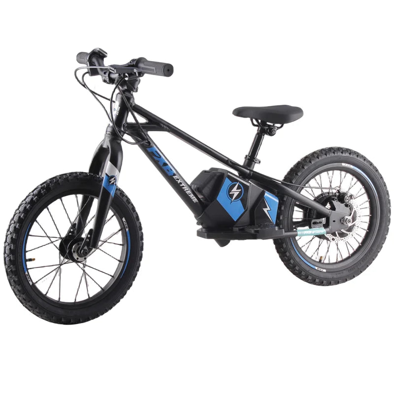 HKM-133587 16-Inch 3-in-1 Aluminum Alloy Electric Balance Bike for Kids Aged 5-8 - 350W Motor, Mechanical Disc Brake, 30KM Range