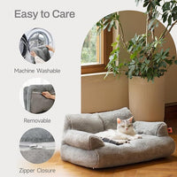 HKM-1337021 Super Soft Pet Sofa Mattress for Dogs - Available in Dark Gray and Camel