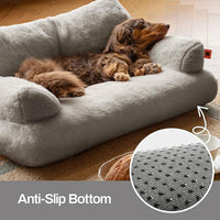 HKM-1337021 Super Soft Pet Sofa Mattress for Dogs - Available in Dark Gray and Camel