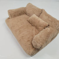 HKM-1337021 Super Soft Pet Sofa Mattress for Dogs - Available in Dark Gray and Camel