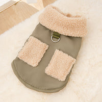 HKM-1337149 Korean Style Coffee Sweater for Small Dogs and Cats - Cozy Autumn & Winter Wear