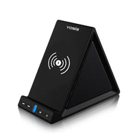 HKM-134035 Multifunctional Bluetooth Speaker with Mobile Phone Stand and Wireless Charging, Black