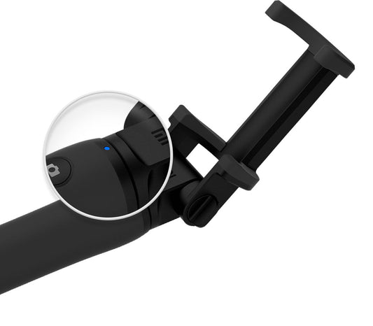 HKM-134035 Portable Bluetooth Selfie Stick Tripod - Adjustable Mini Folding Design Compatible with Apple and Android Phones