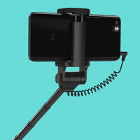 HKM-134035 Portable Bluetooth Selfie Stick Tripod - Adjustable Mini Folding Design Compatible with Apple and Android Phones
