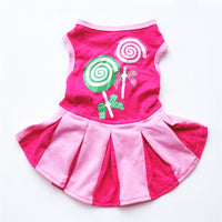 HKM-1341117 Cotton Summer Dress for Dogs and Cats - Princess Style, Multiple Sizes Available
