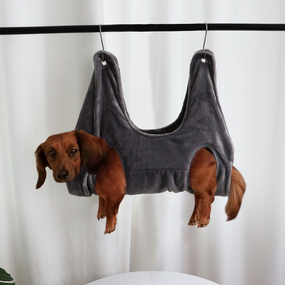 HKM-1342909 Pet Grooming Hammock for Easy Nail Trimming - Available in Three Sizes