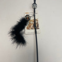 HKM-1343549 Interactive Chicken Feather Cat Teaser with Small Ball