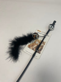 HKM-1343549 Interactive Chicken Feather Cat Teaser with Small Ball