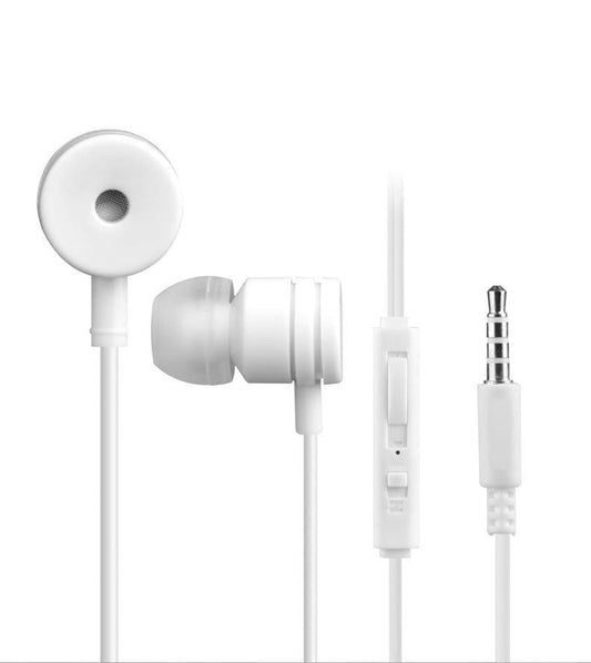 HKM-134355 Wired Stereo Headset with 3.5mm Plug for PC and Mobile Devices, Lightweight Design, 40mm Drivers