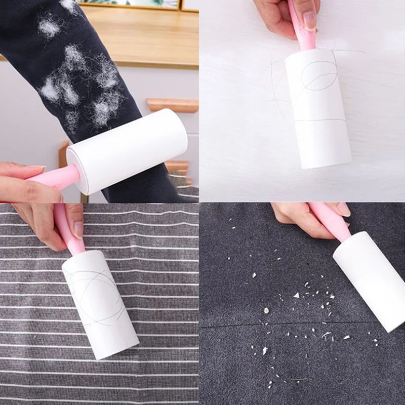 HKM-1344317 Pet Hair Remover Lint Roller Refills for Clothes, Sofas, and Fabrics - Replaceable Sticky Cleaning Accessory