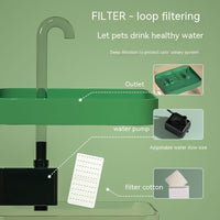 HKM-1344573 Pet Water Fountain with Mute Circulation and Leak-Proof Design for Fresh Drinking Water