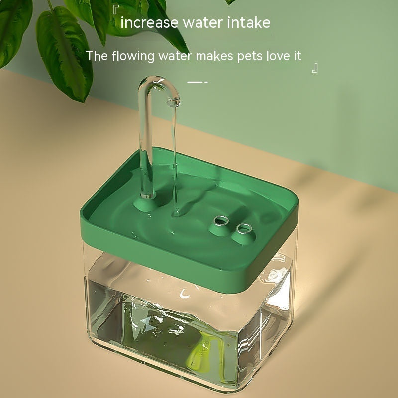 HKM-1344573 Pet Water Fountain with Mute Circulation and Leak-Proof Design for Fresh Drinking Water