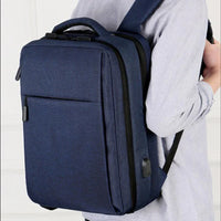 HKM-134547 Custom Outdoor Laptop Backpack with High Capacity and Logo Personalisation Options