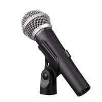HKM-134675 Wired Dynamic Microphone with On/Off Switch and Wind Filter for Vocals