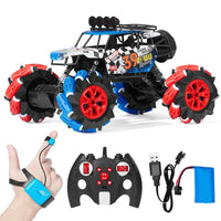 HKM-134739 Remote Control 1/12 Scale Alloy Stunt Wheel Off-Road Climbing Truck for Indoor/Outdoor Play