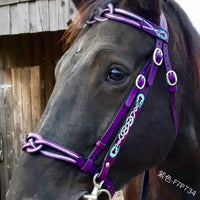 HKM-1348285 Durable PU Leather Horse Reins for Equestrian Activities - Black