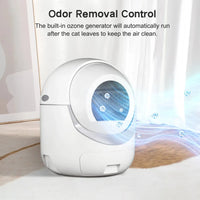 HKM-134931 Automatic Self-Cleaning Cat Litter Box with Smartphone App Control