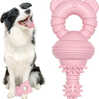 HKM-1351741 Durable Teeth Cleaning Rubber Chew Toy for Dogs and Cats - Ideal for Aggressive Chewers