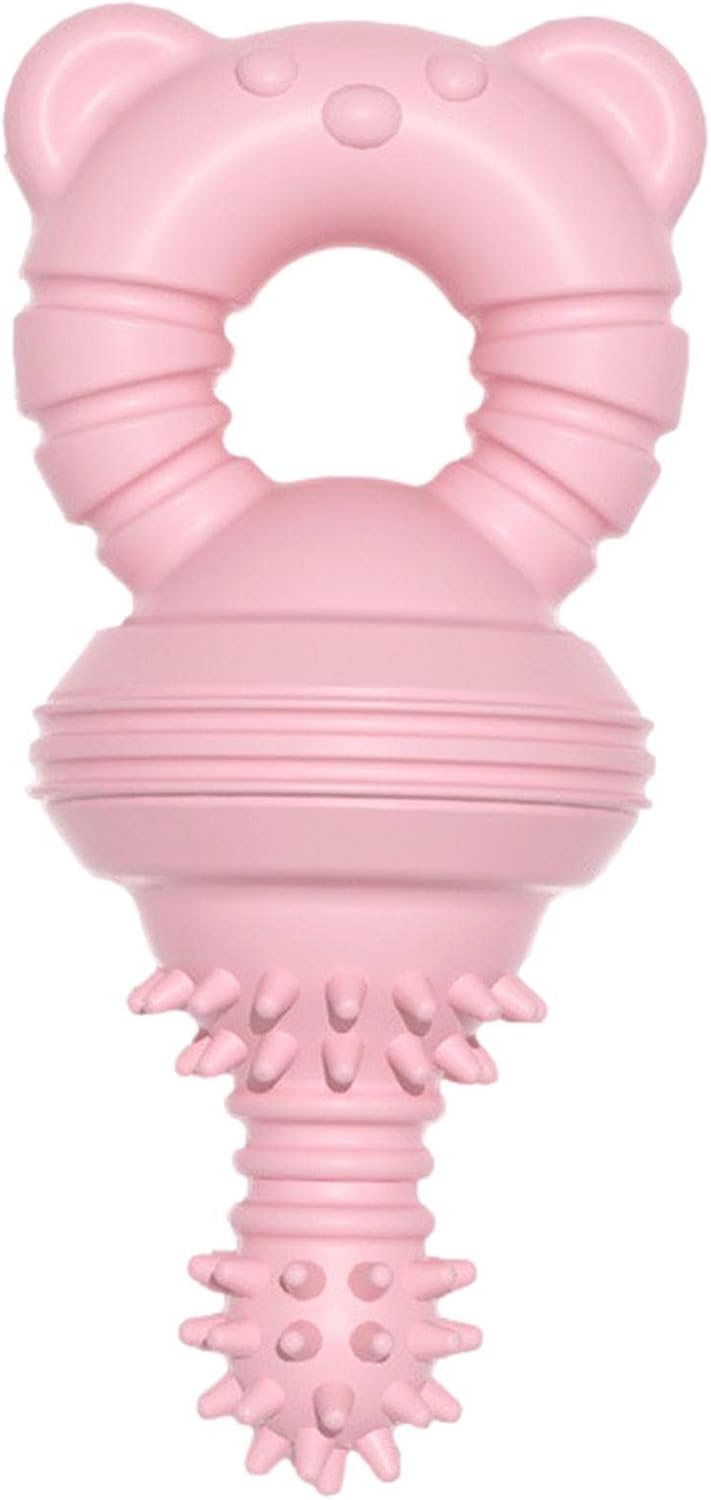 HKM-1351741 Durable Teeth Cleaning Rubber Chew Toy for Dogs and Cats - Ideal for Aggressive Chewers