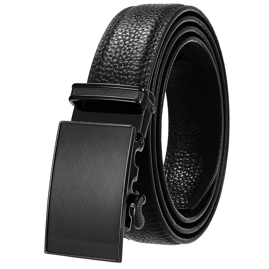 HKM-135187 Men's Casual Leather Belt - 3.0CM Width, Versatile Style for Everyday Wear