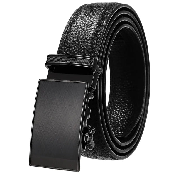 HKM-135187 Men's Casual Leather Belt - 3.0CM Width, Versatile Style for Everyday Wear