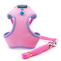 HKM-1353533 Breathable PU Mesh Vest-Style Harness with Adjustable Straps and Durable Copper Bell for Pets