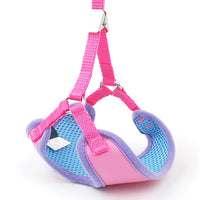 HKM-1353533 Breathable PU Mesh Vest-Style Harness with Adjustable Straps and Durable Copper Bell for Pets