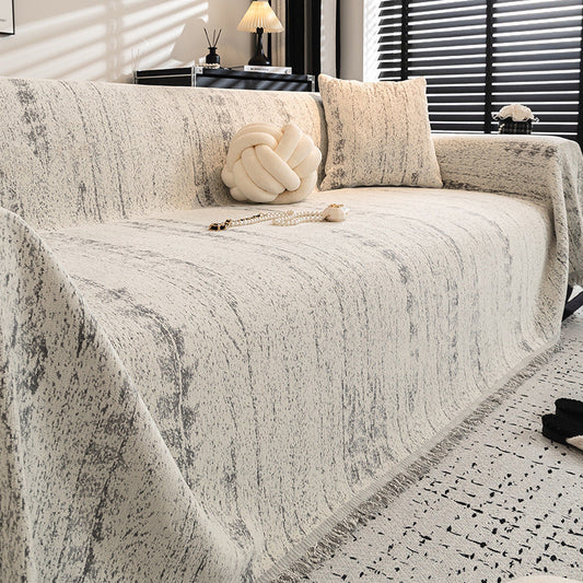 HKM-135379 One-Piece Chenille Non-Slip Sofa Cover in Multiple Colors and Sizes for Modern Living Room