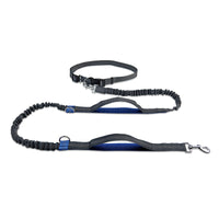HKM-1354045 Reflective Telescopic Dog Leash with Adjustable Traction Belt in Multiple Colors