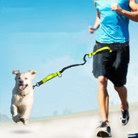 HKM-1354045 Reflective Telescopic Dog Leash with Adjustable Traction Belt in Multiple Colors