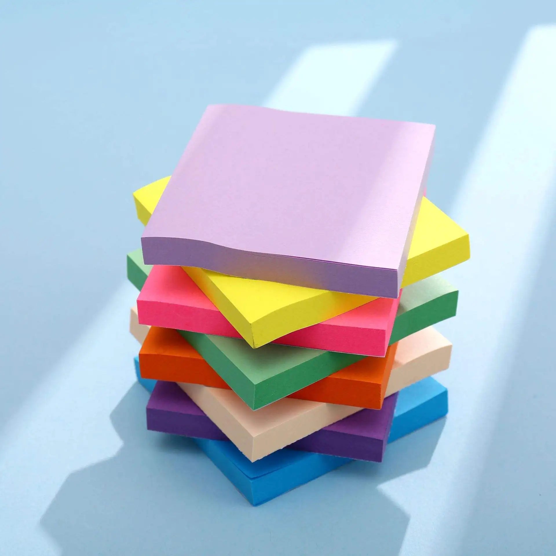 HKM-135443 Custom Sticky Note Memo Pads - Colourful Index and Writing Paper for School and Office Supplies