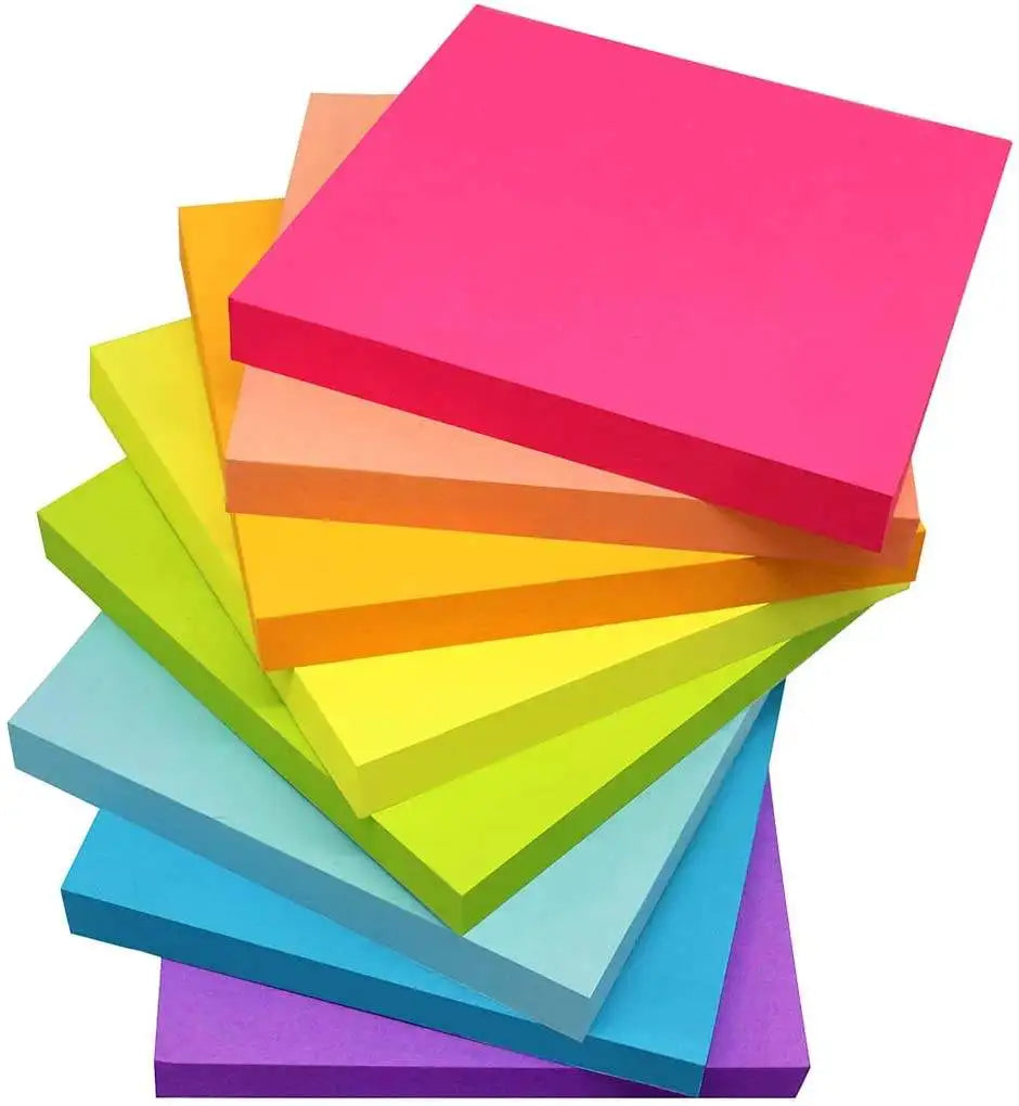 HKM-135443 Custom Sticky Note Memo Pads - Colourful Index and Writing Paper for School and Office Supplies