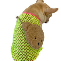 HKM-1354813 Summer Breathable Sun Protection Vest for Dogs - Orange and Green, Multiple Sizes Available